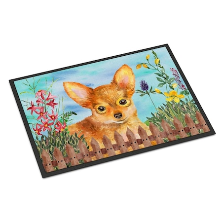 Carolines Treasures Toy Terrier Spring Indoor or Outdoor Mat - 24 x 36 in. CK1284JMAT